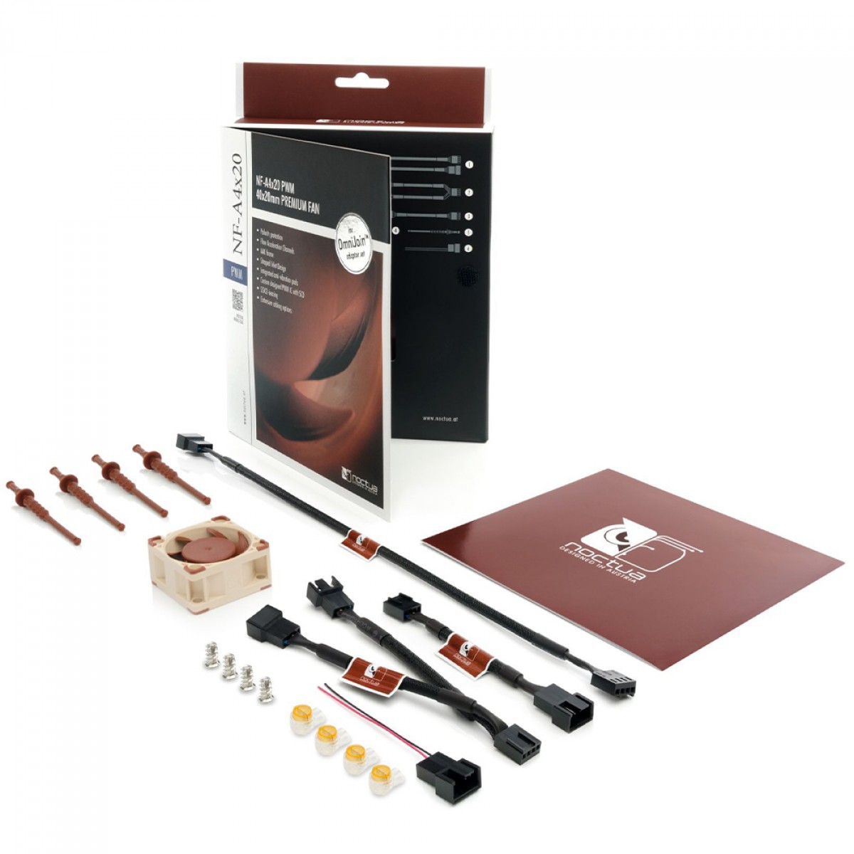 Cooler Para Gabinete Noctua NF-A4x20 PWM,40mm, Beige, NF-A4x20 PWM - Open Box