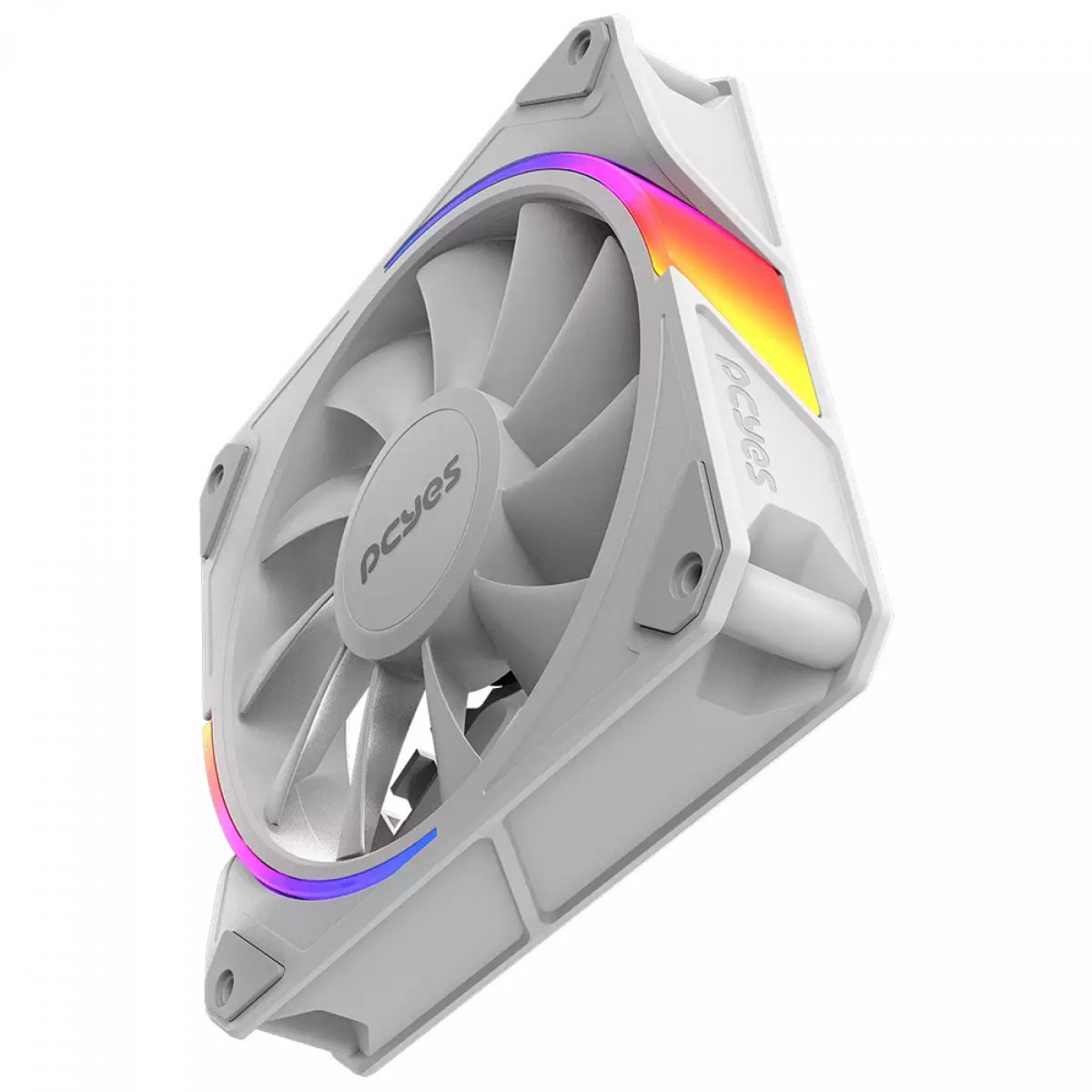 Cooler Para Gabinete PCYES Sangue Frio 3 ARGB White Ghost, 120mm, Branco, ARGBSF3WGBR