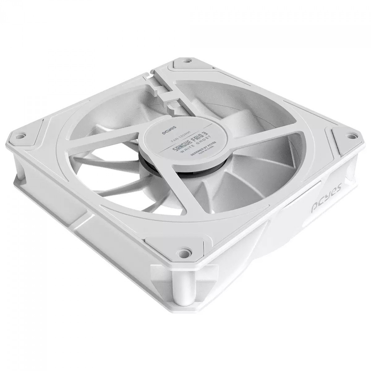 Cooler Para Gabinete PCYES Sangue Frio 3 White Ghost, 120mm, Branco, FSF3WGBR
