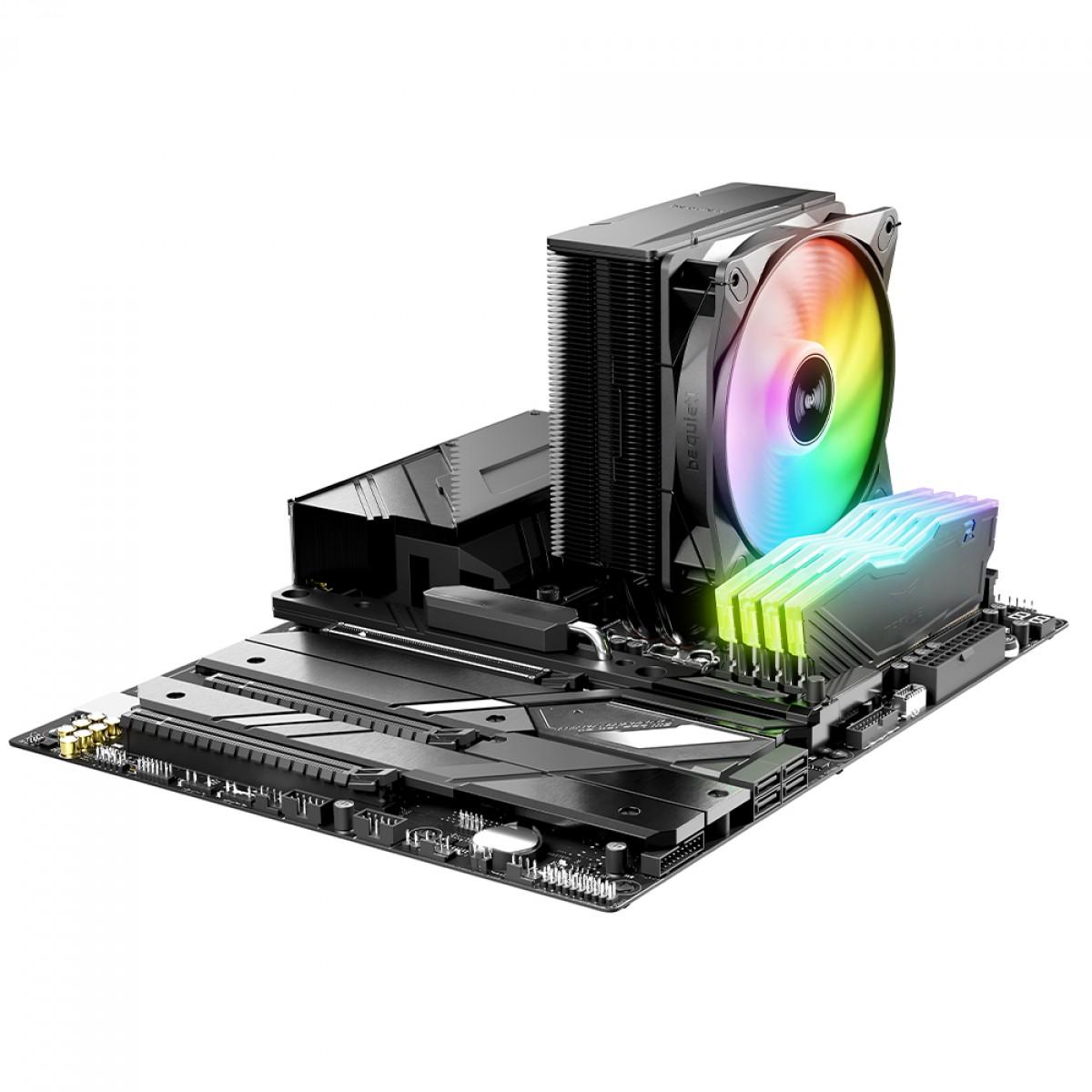 Cooler Para Processador Be Quiet Pure Rock 3 LX, ARGB, 120mm, Intel/AMD, Preto, BK040