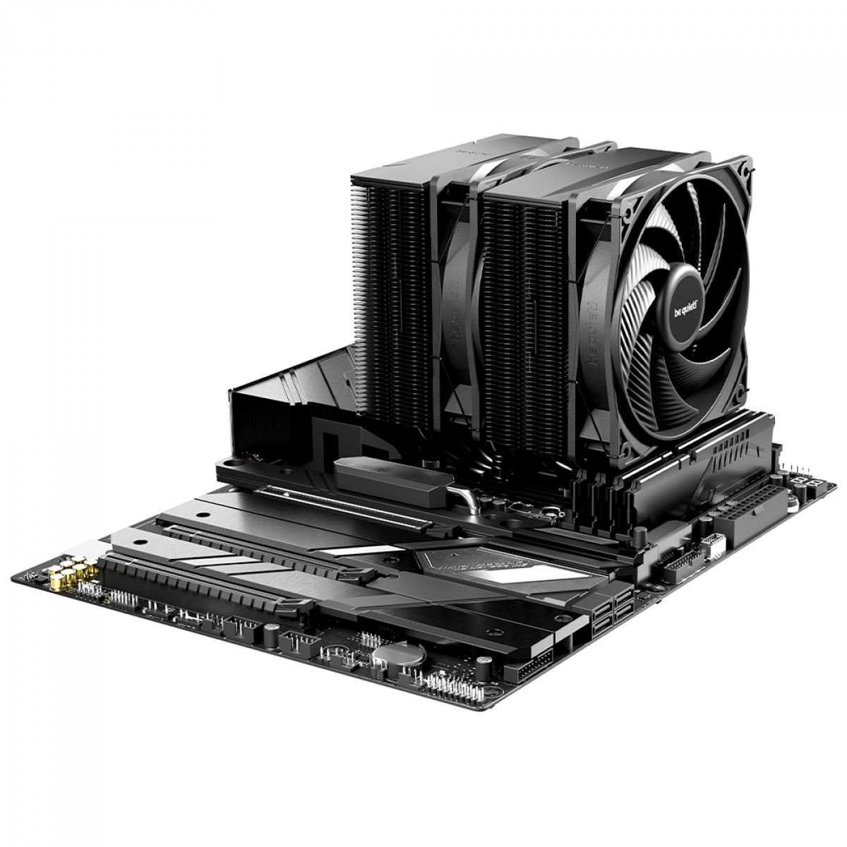 Cooler Para Processador Be Quiet Pure Rock Pro 3 Black, 120mm, Intel/AMD, Preto, BK042