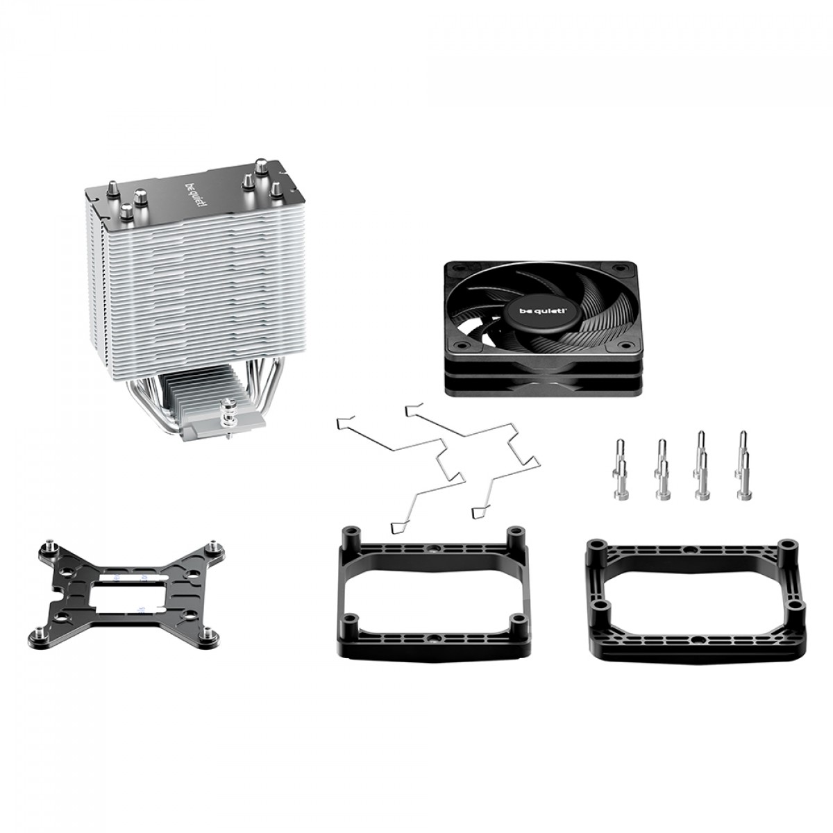 Cooler Para Processador Be Quiet Pure Rock Slim 3, 100mm, Intel/AMD, Preto, BK047