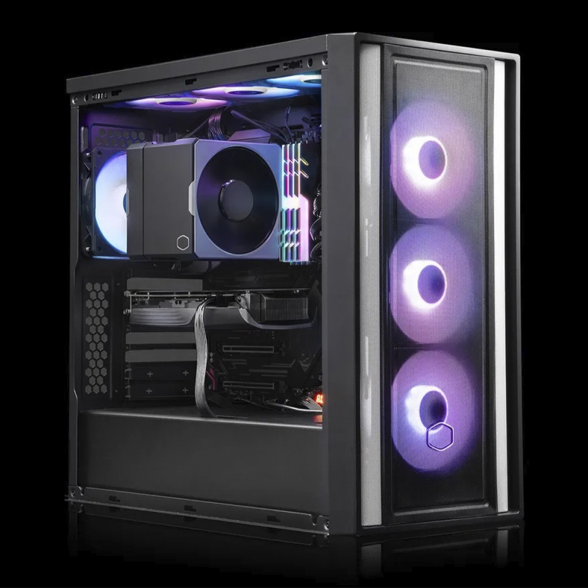 Cooler Para Processador Cooler Master Hyper 612 Apex, 120mm, Intel-AMD, Preto, MAP-T6PN-225PK-R1