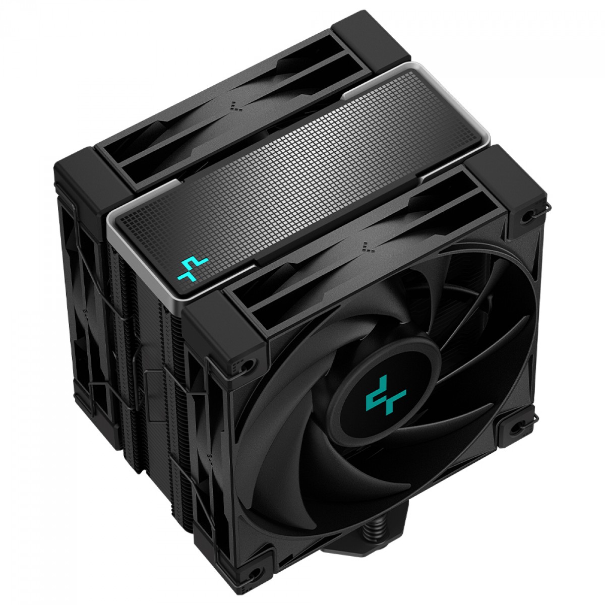 Cooler Para Processador DeepCool AK400 Zero Dark Plus, 120mm, Intel/AMD, Dual Fan, Black, R-AK400-BKNNMD-G-1