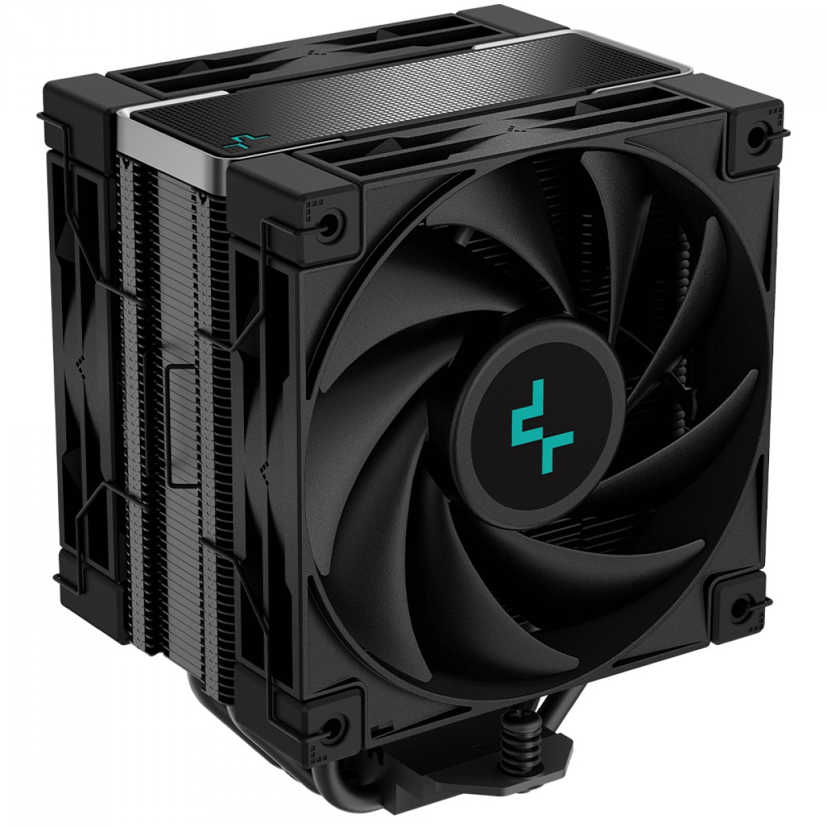Cooler Para Processador DeepCool AK400 Zero Dark Plus, 120mm, Intel/AMD, Dual Fan, Black, R-AK400-BKNNMD-G-1