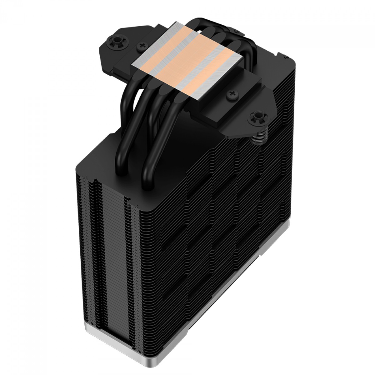 Cooler Para Processador DeepCool AK400 Zero Dark Plus, 120mm, Intel/AMD, Dual Fan, Black, R-AK400-BKNNMD-G-1