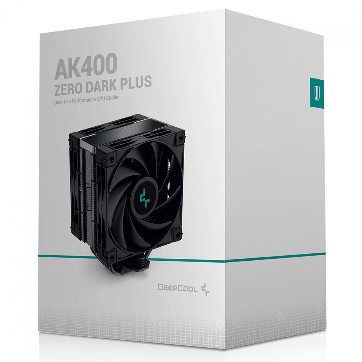 Cooler Para Processador DeepCool AK400 Zero Dark Plus, 120mm, Intel/AMD, Dual Fan, Black, R-AK400-BKNNMD-G-1