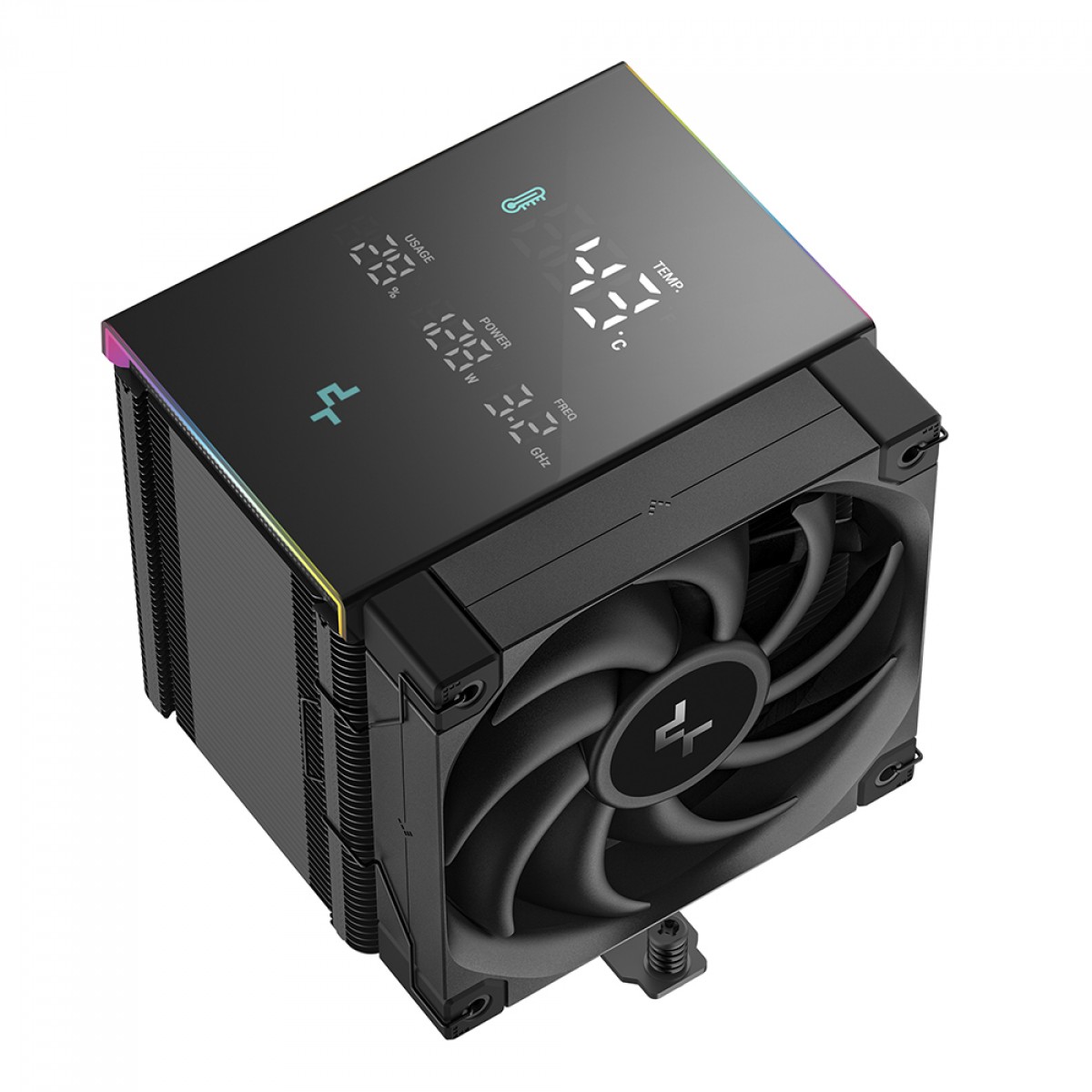 Cooler para Processador DeepCool AK500 Digital Pro, ARGB, 120mm, Intel-AMD, Preto, R-AK500-BKAPMN-G