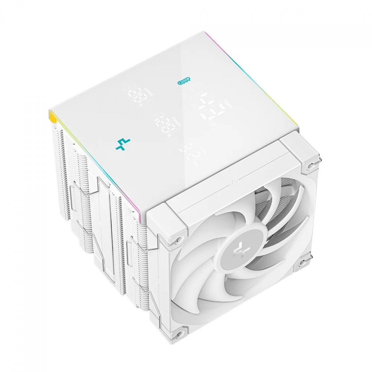 Cooler Para Processador DeepCool AK620 Digital Pro, 120mm, Intel-AMD, Branco, R-AK620-WHAPMN-G