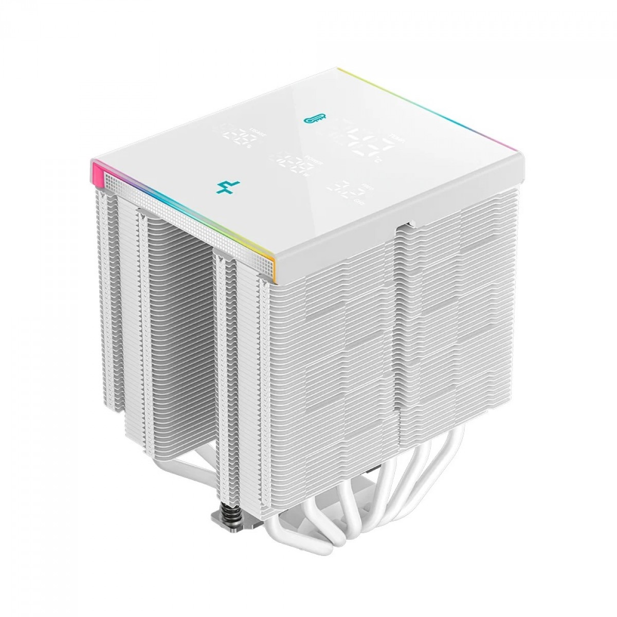 Cooler Para Processador DeepCool AK620 Digital Pro, 120mm, Intel-AMD, Branco, R-AK620-WHAPMN-G