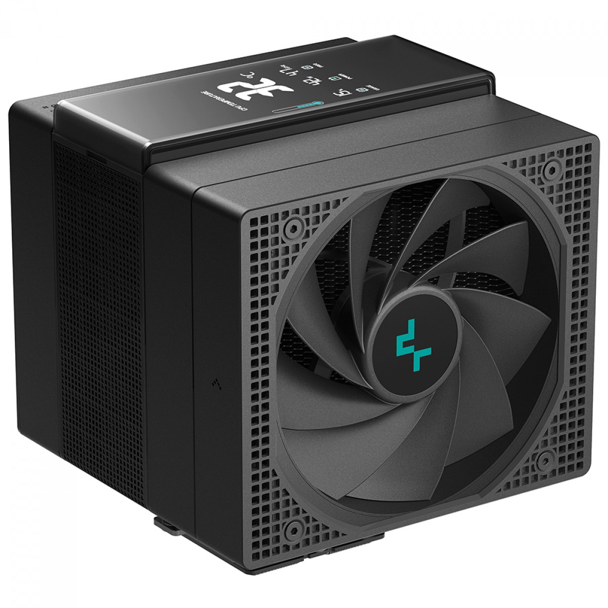 Cooler Para Processador DeepCool Assassin IV VC Vision, 140mm, Display Digital, Intel-AMD, Preto, R-ASN4-BKNVMD-G