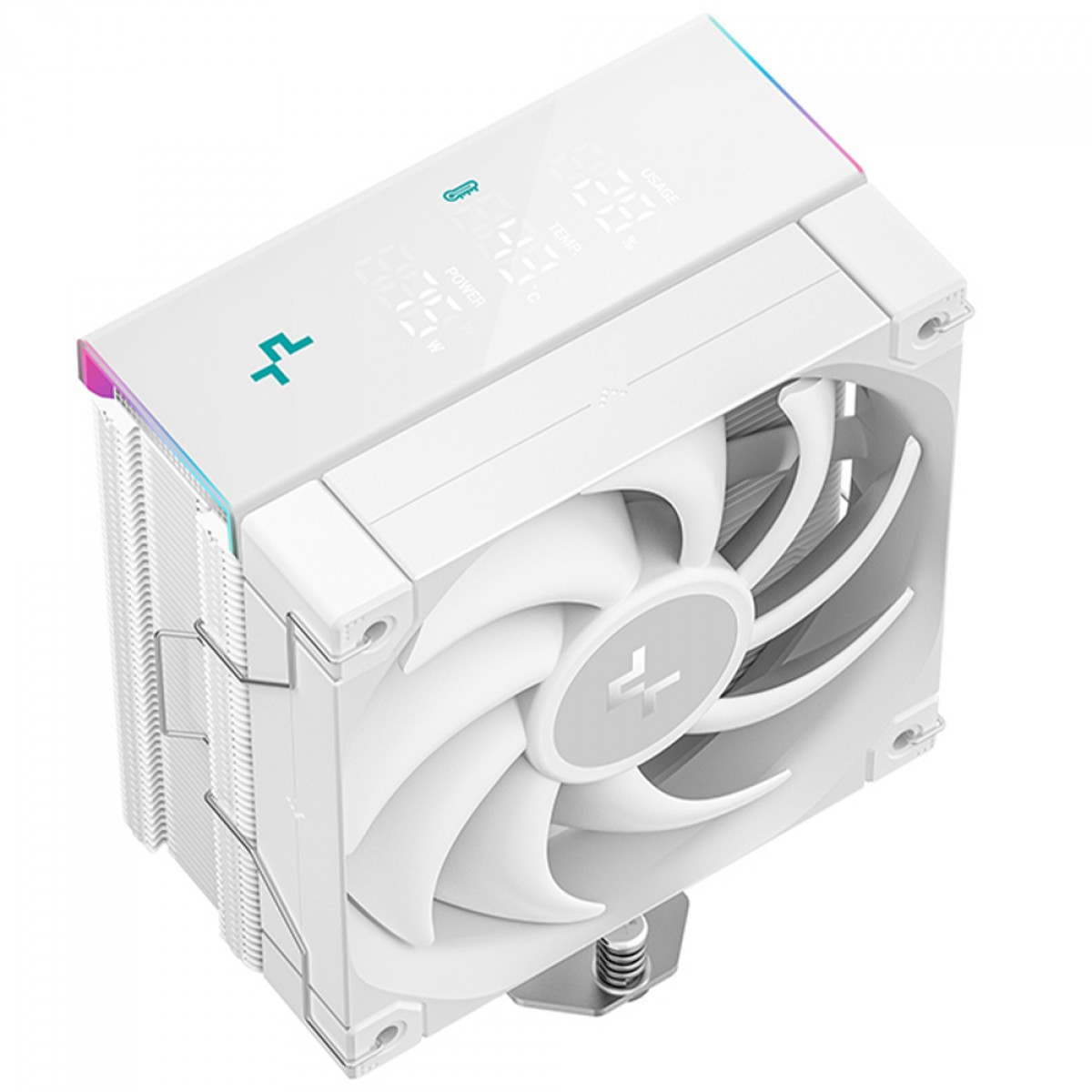 Cooler Para Processador DeepCool High Performance AK400 DIGITAL PRO WH, 120mm, Intel-AMD, Branco, R-AK400-WHAPMN-G