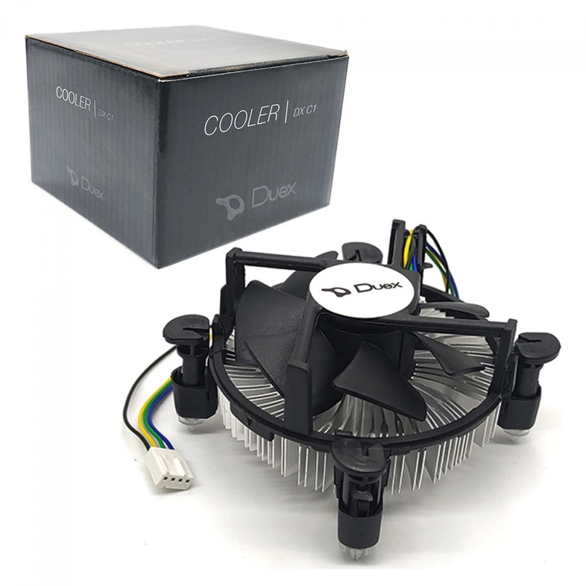 Cooler Para Processador Duex DX C1, 80mm, Intel