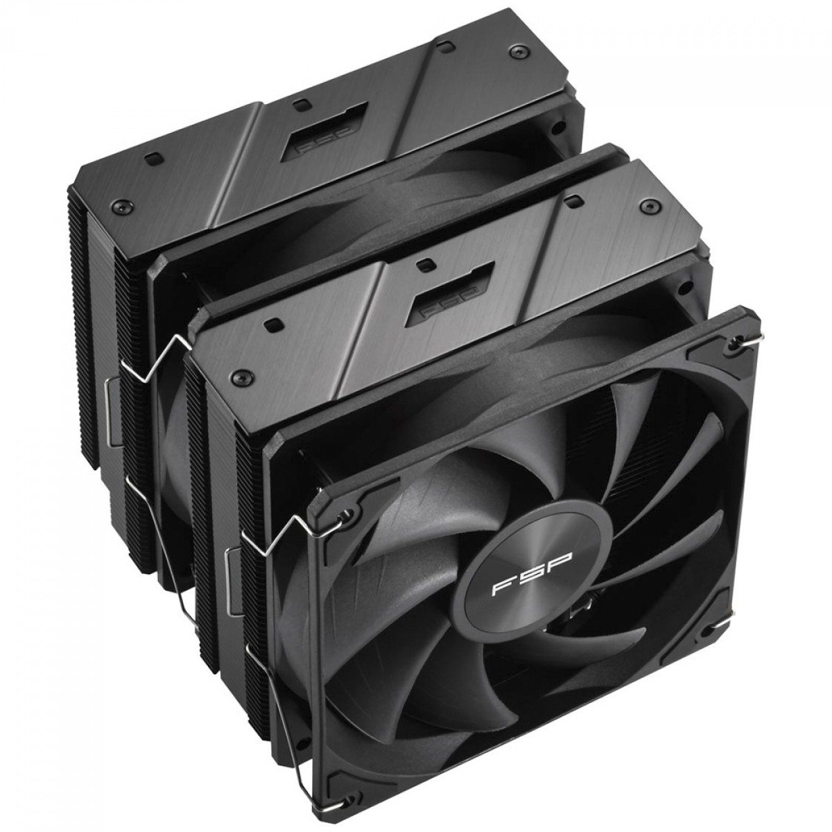 Cooler Para Processador FSP MP7 Black, 120mm, Intel-AMD, Preto