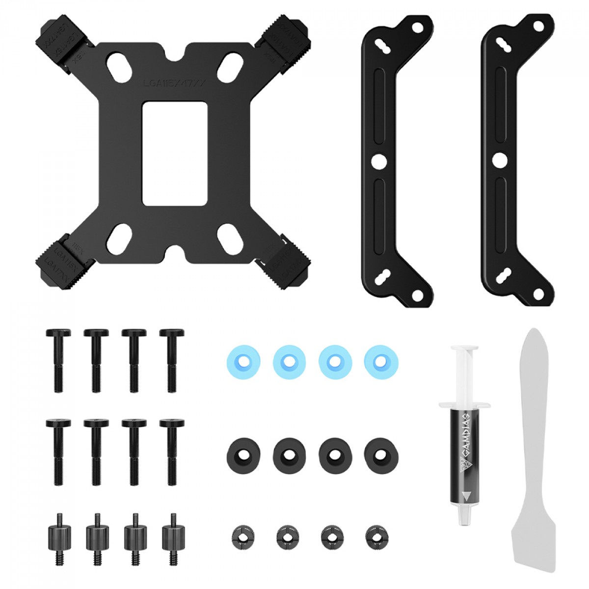 Cooler Para Processador Gamdias Boreas E2-41D, 120mm, Com Display Digital, Intel-AMD, Preto 