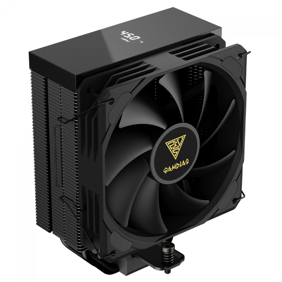 Cooler Para Processador Gamdias Boreas E2-41D, 120mm, Com Display Digital, Intel-AMD, Preto 