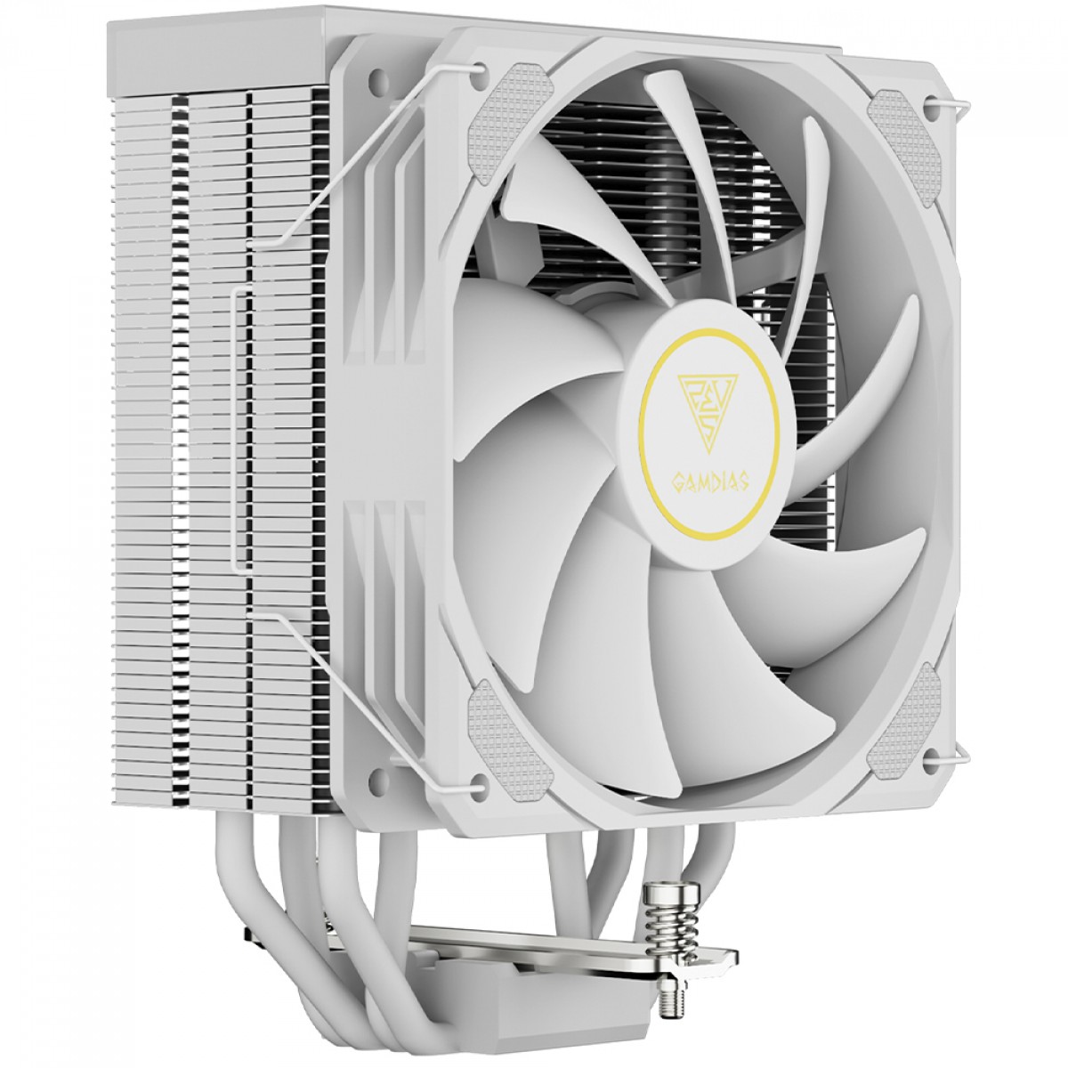 Cooler Para Processador Gamdias Boreas E2-41D WHITE, 120mm, Com Display Digital, Intel-AMD, Branco