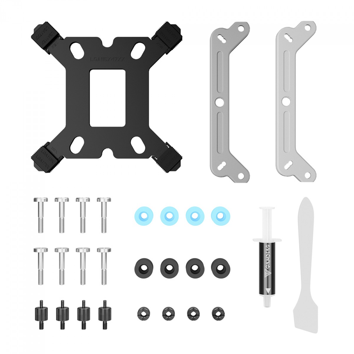 Cooler Para Processador Gamdias Boreas E2-41D WHITE, 120mm, Com Display Digital, Intel-AMD, Branco