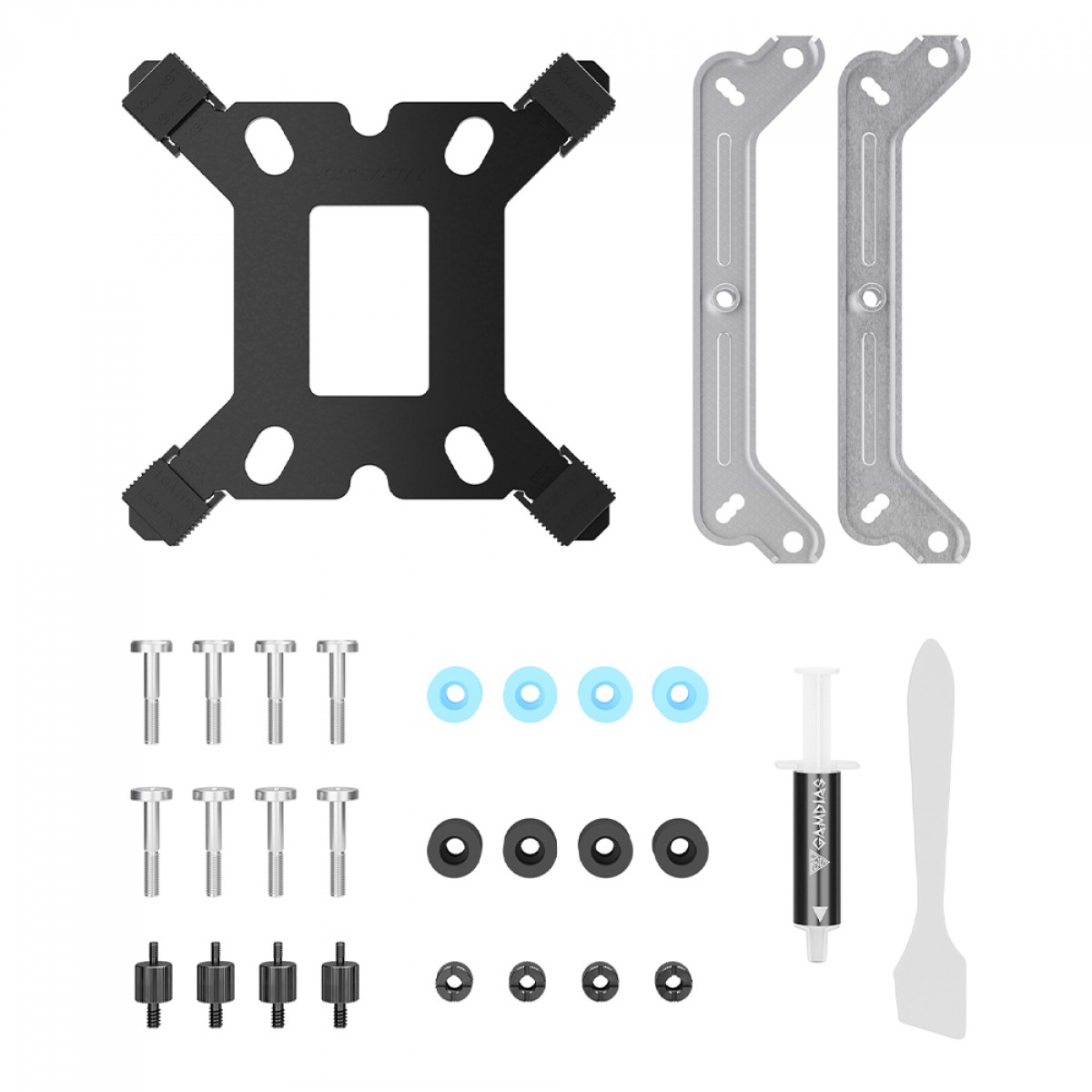 Cooler Para Processador Gamdias Boreas M2-51D WHITE, 120mm, Com Display Digital, Intel-AMD, Branco