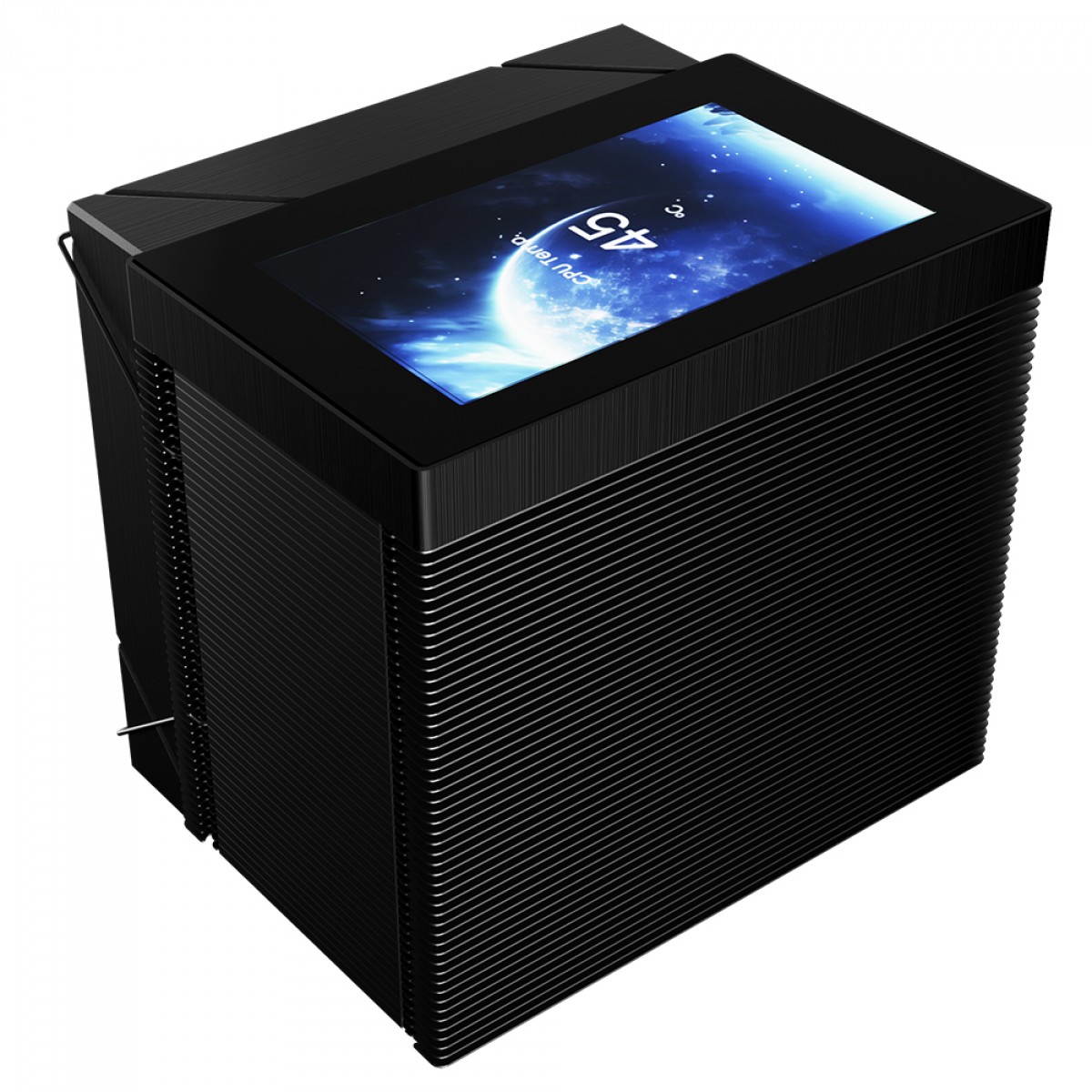 Cooler Para Processador Gamdias Boreas M2-61L, 120mm, Com Tela LCD, Intel-AMD, Preto