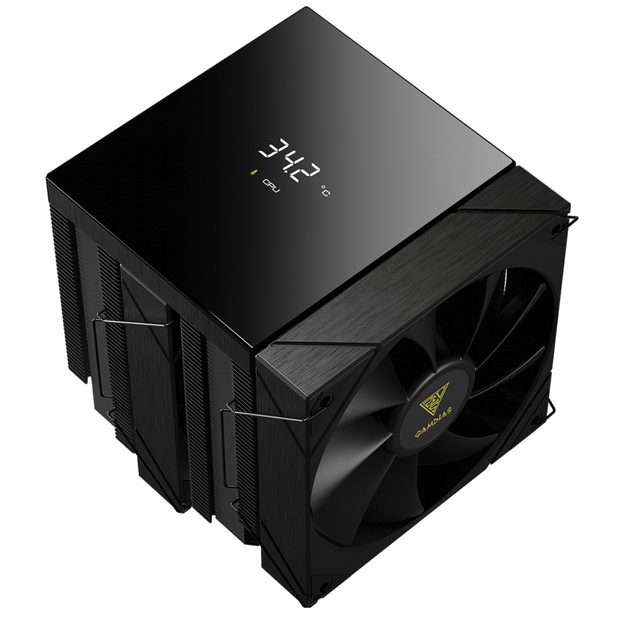 Cooler Para Processador Gamdias Boreas P2-62D, 120mm, Com Display Digital, Intel-AMD, Preto