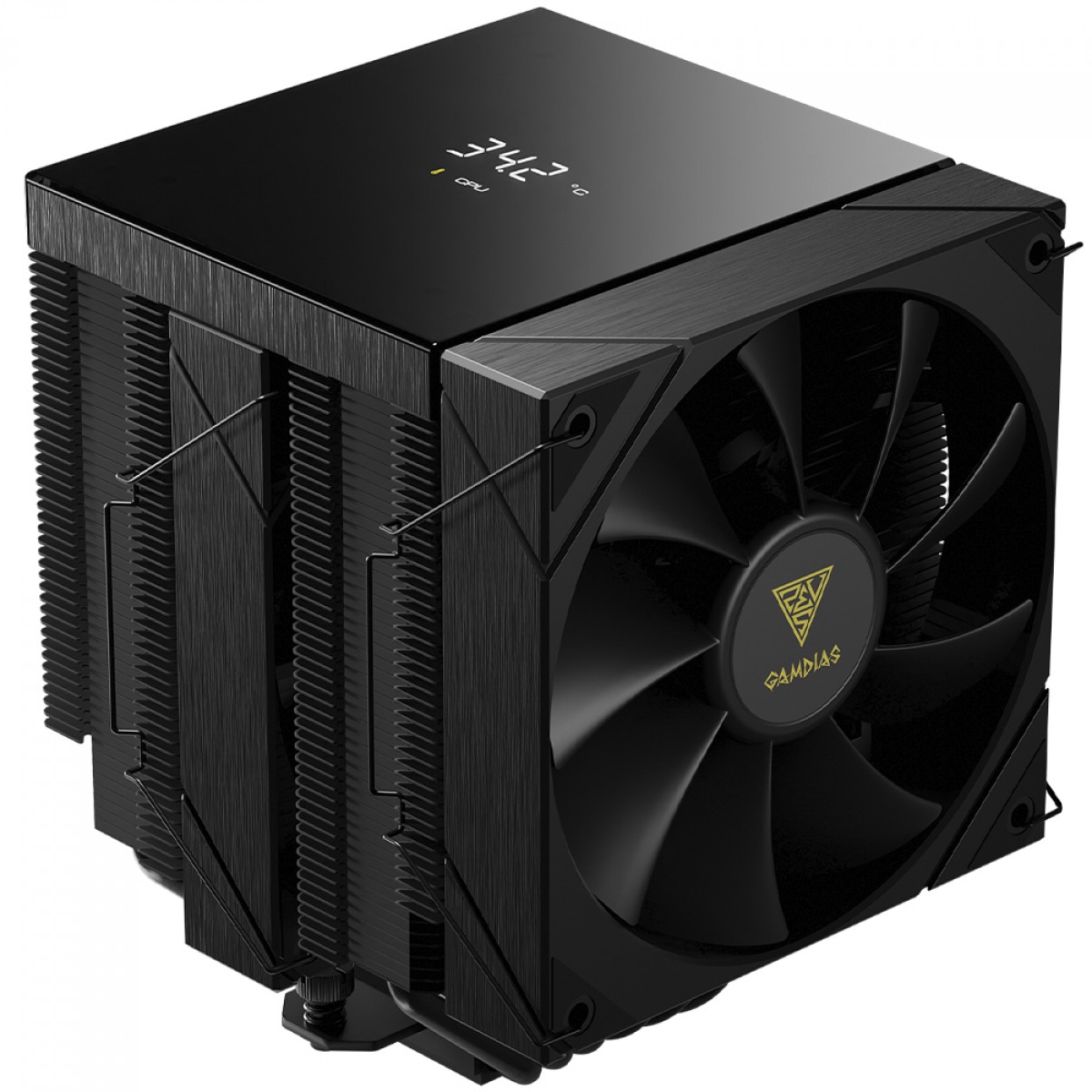 Cooler Para Processador Gamdias Boreas P2-62D, 120mm, Com Display Digital, Intel-AMD, Preto