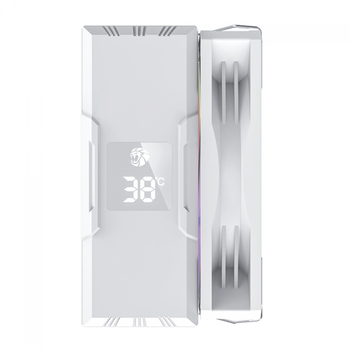 Cooler para Processador Gamemax Sigma 520 Digital WH, ARGB, 120mm, Intel-AMD, Branco