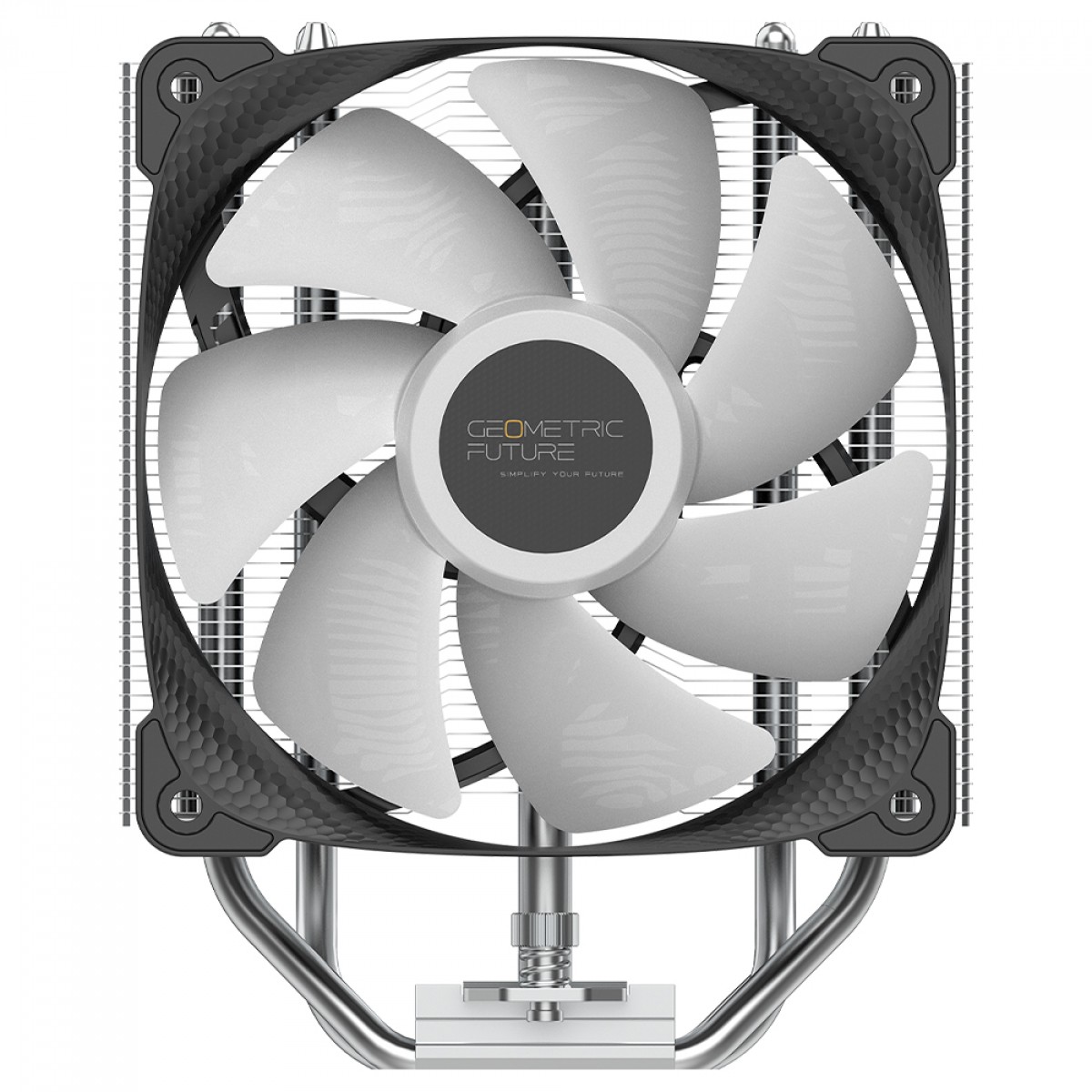 Cooler Para Processador Geometric Future Prawn, ARGB, 120mm, Intel-AMD, Preto