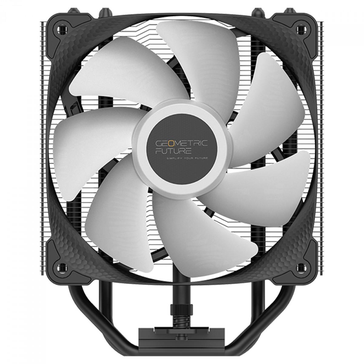 Cooler Para Processador Geometric Future Tiger Prawn, ARGB, 120mm, Intel-AMD, Preto