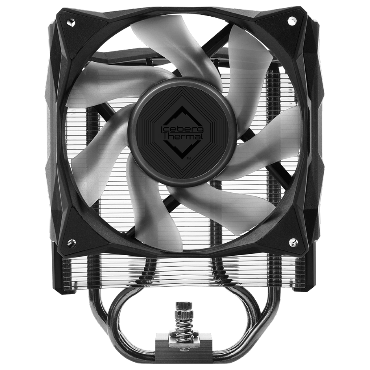 Cooler Para Processador Iceberg Thermal IceSLEET G4 Midnight, 120mm, ARGB, Intel-AMD, Preto, ICESLEETG4MD-BBB-00A