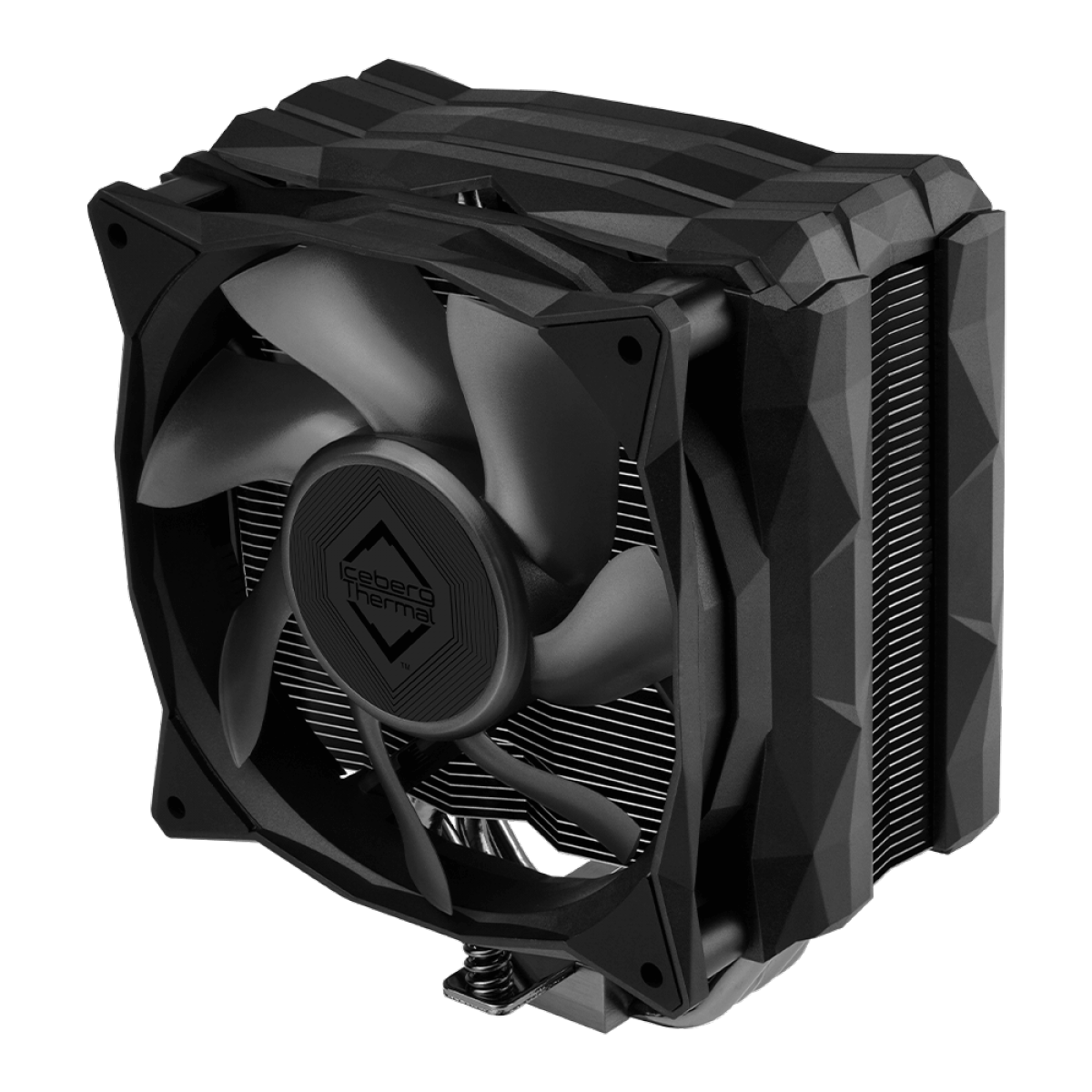 Cooler Para Processador Iceberg Thermal IceSLEET G4 Midnight, 120mm, ARGB, Intel-AMD, Preto, ICESLEETG4MD-BBB-00A