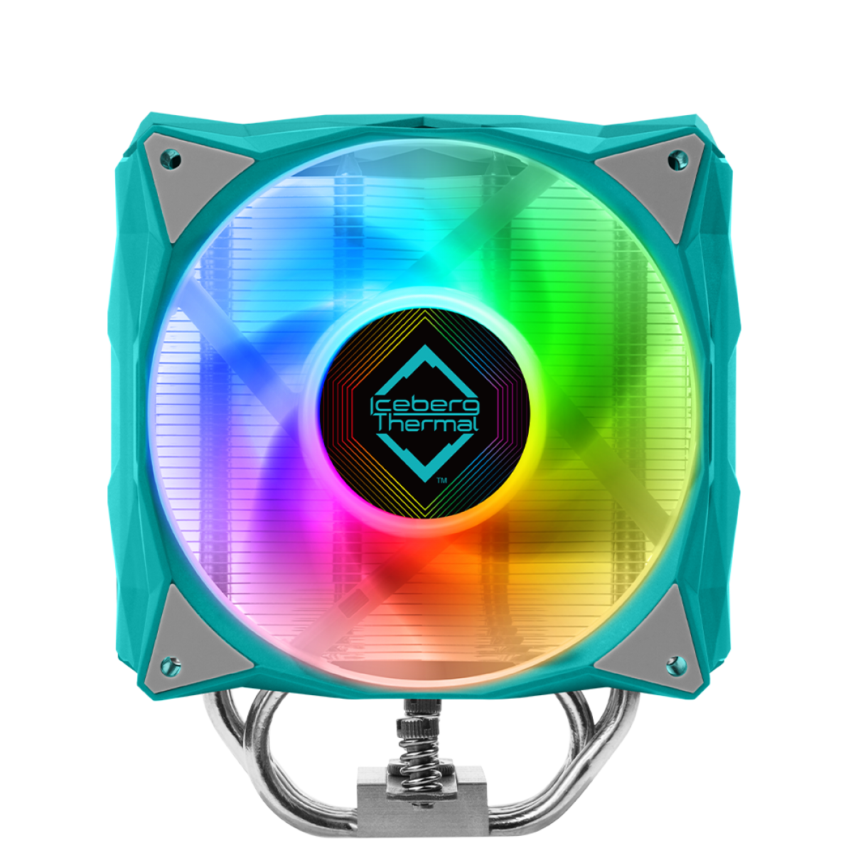 Cooler Para Processador Iceberg Thermal IceSLEET G4 OC, 120mm, ARGB, Intel-AMD, Azul, ICESLEETG4OC-TGG-00A