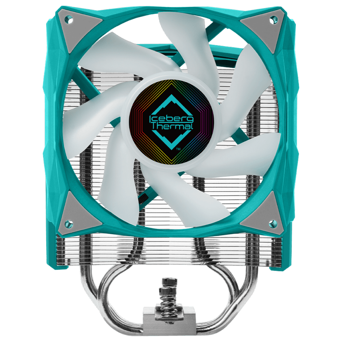 Cooler Para Processador Iceberg Thermal IceSLEET G4 OC, 120mm, ARGB, Intel-AMD, Azul, ICESLEETG4OC-TGG-00A