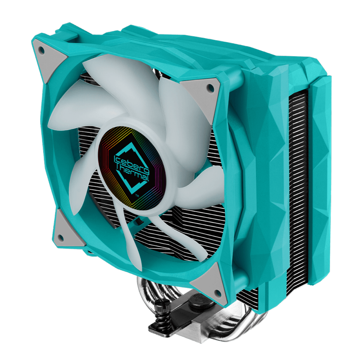 Cooler Para Processador Iceberg Thermal IceSLEET G4 OC, 120mm, ARGB, Intel-AMD, Azul, ICESLEETG4OC-TGG-00A