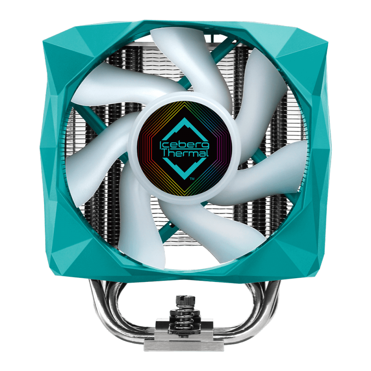 Cooler Para Processador Iceberg Thermal IceSLEET X5, 120mm, RGB, Intel-AMD, Azul, ICELEETX5-00A