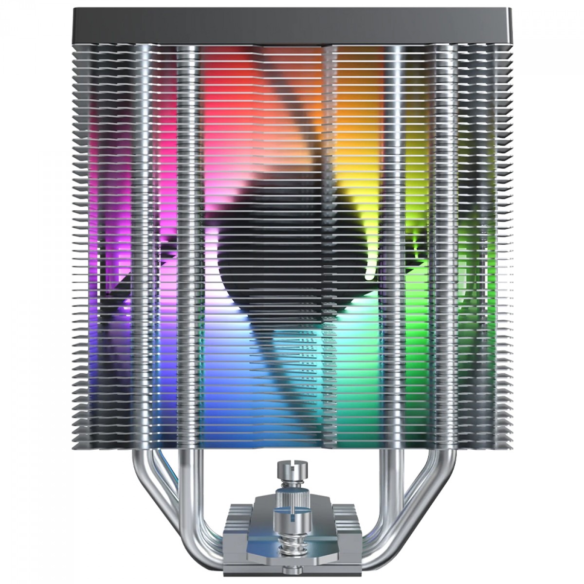 Cooler para Processador Montech NX400 ARGB, 120mm, Intel-AMD, Preto