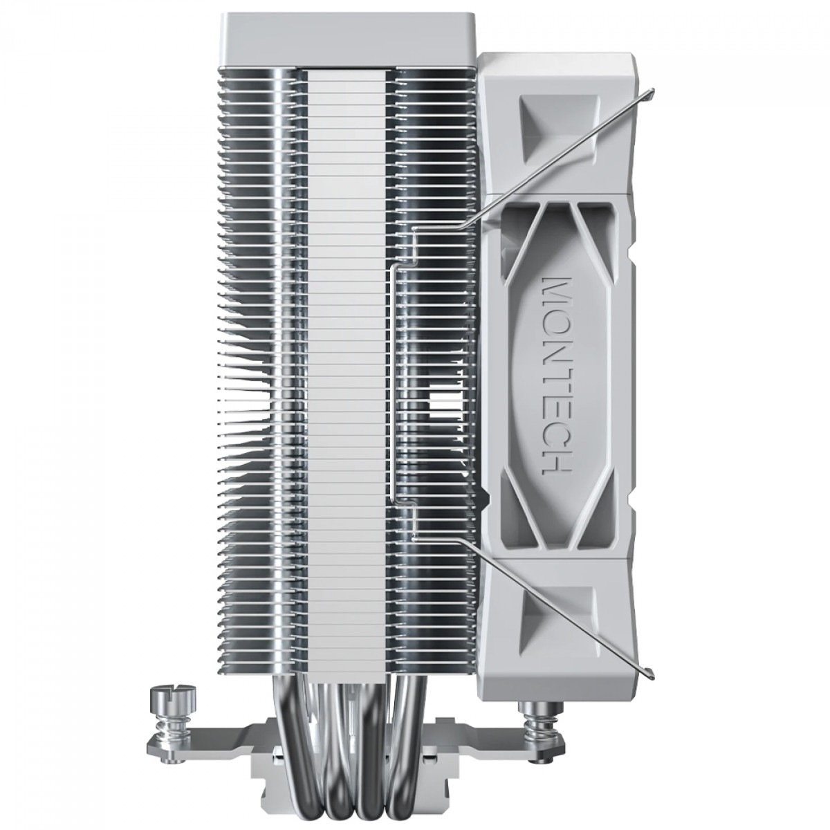Cooler para Processador Montech NX400 White, 120mm, Intel-AMD, Branco