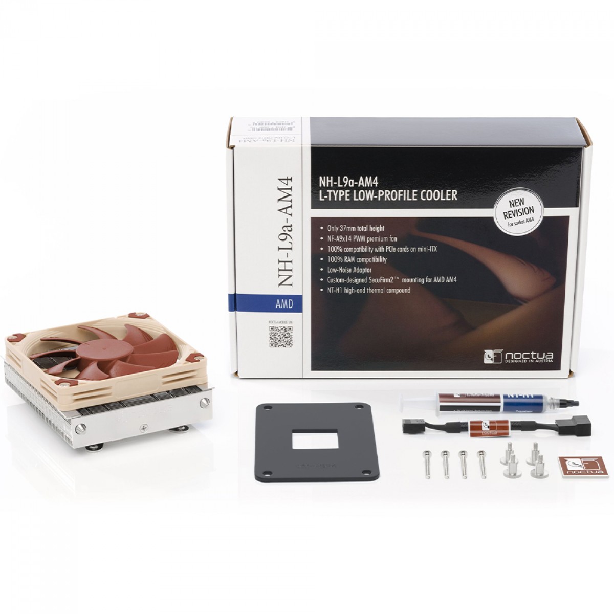 Cooler para Processador Noctua NH-L9a, 92mm, AMD AM4 - Open Box