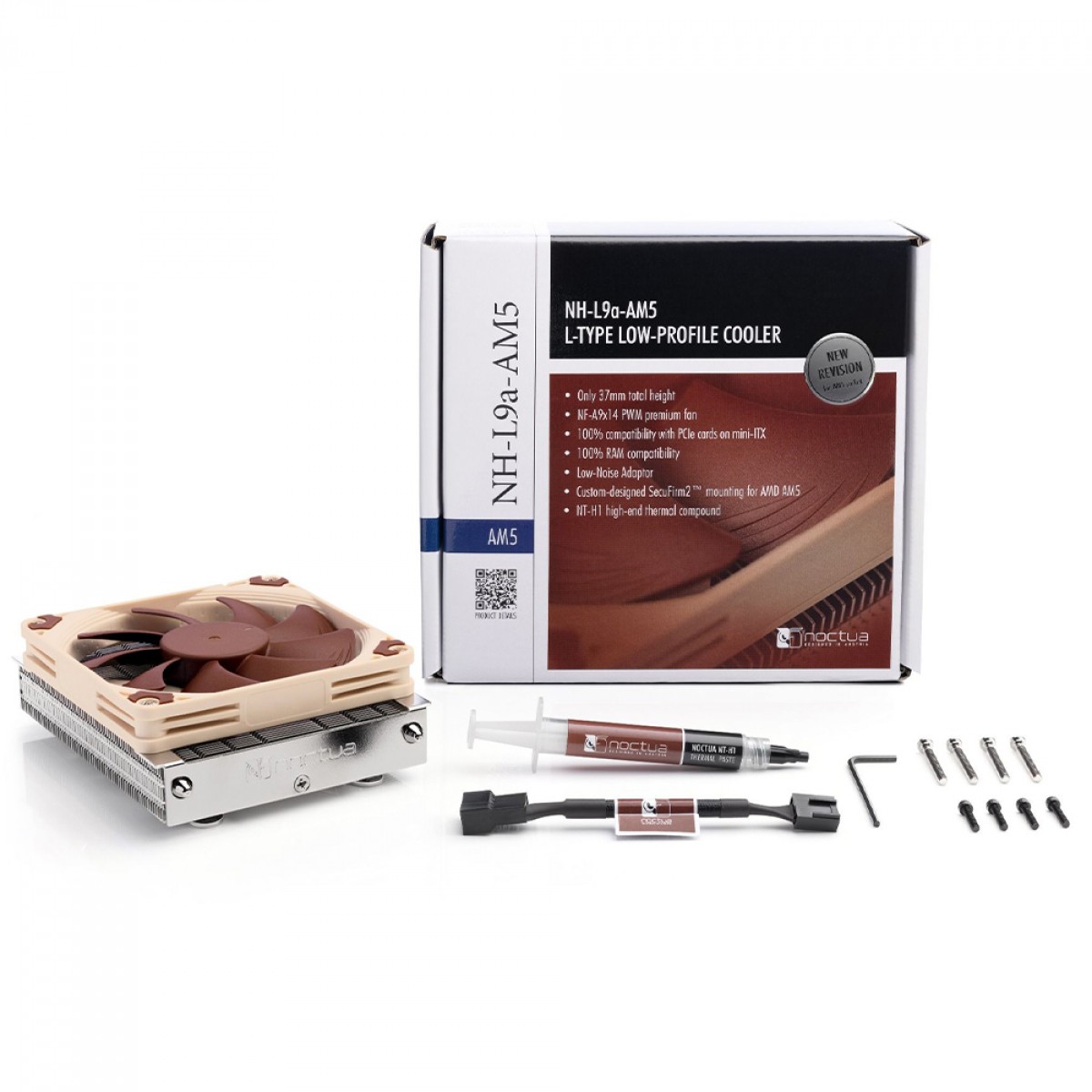 Cooler para Processador Noctua NH-L9a, 92mm, AMD AM5