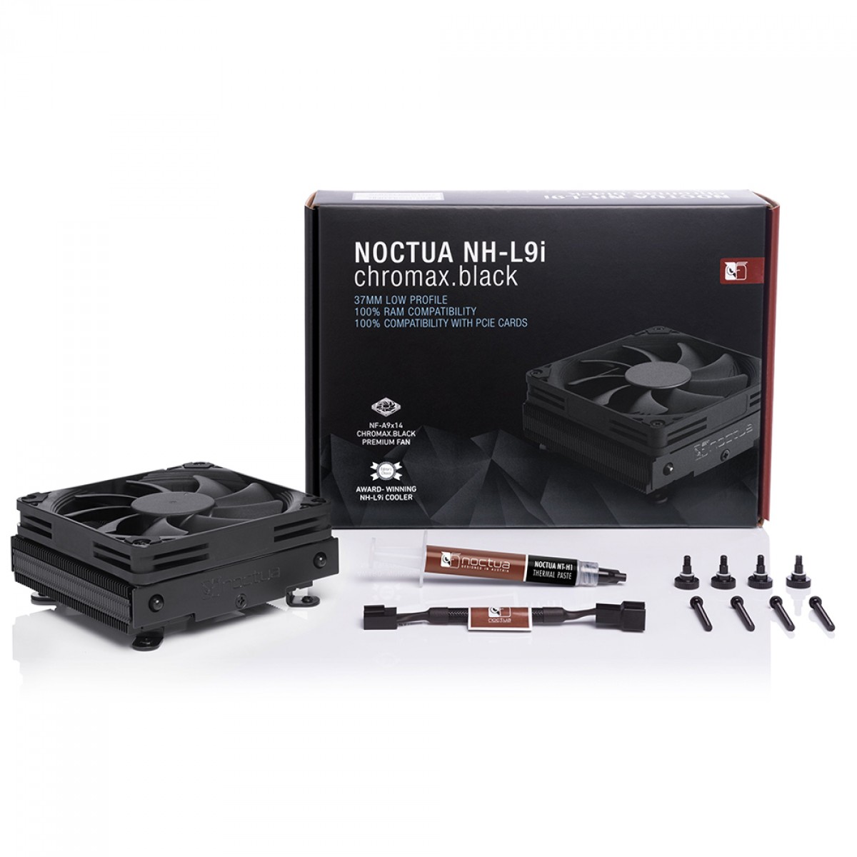 Cooler para Processador Noctua NH-L9i Chromax.black, 92mm, Intel, Preto