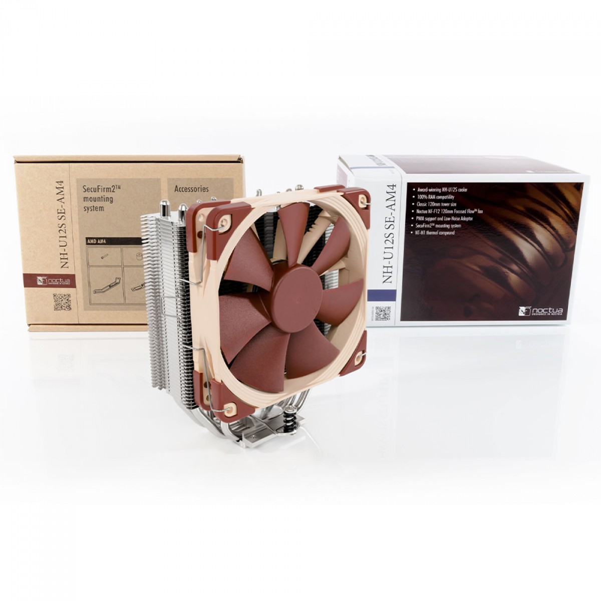 Cooler para Processador Noctua NH-U12 SE, 120mm, AMD AM4 e AM5