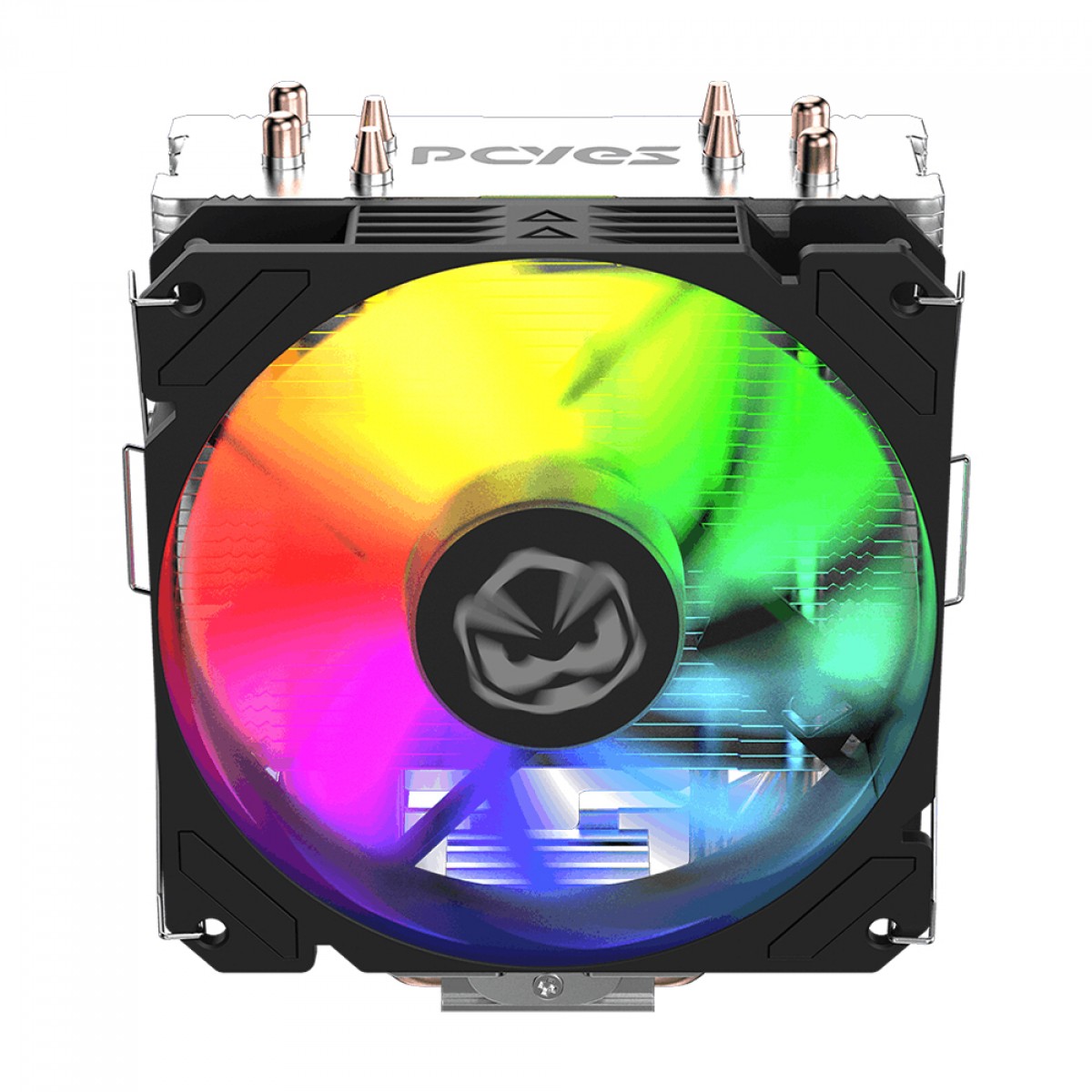 Cooler Para Processador PCYES Tundra 120 Black Vulcan, Rainbow, 120mm, Intel-AMD, Preto, ACTBKA120