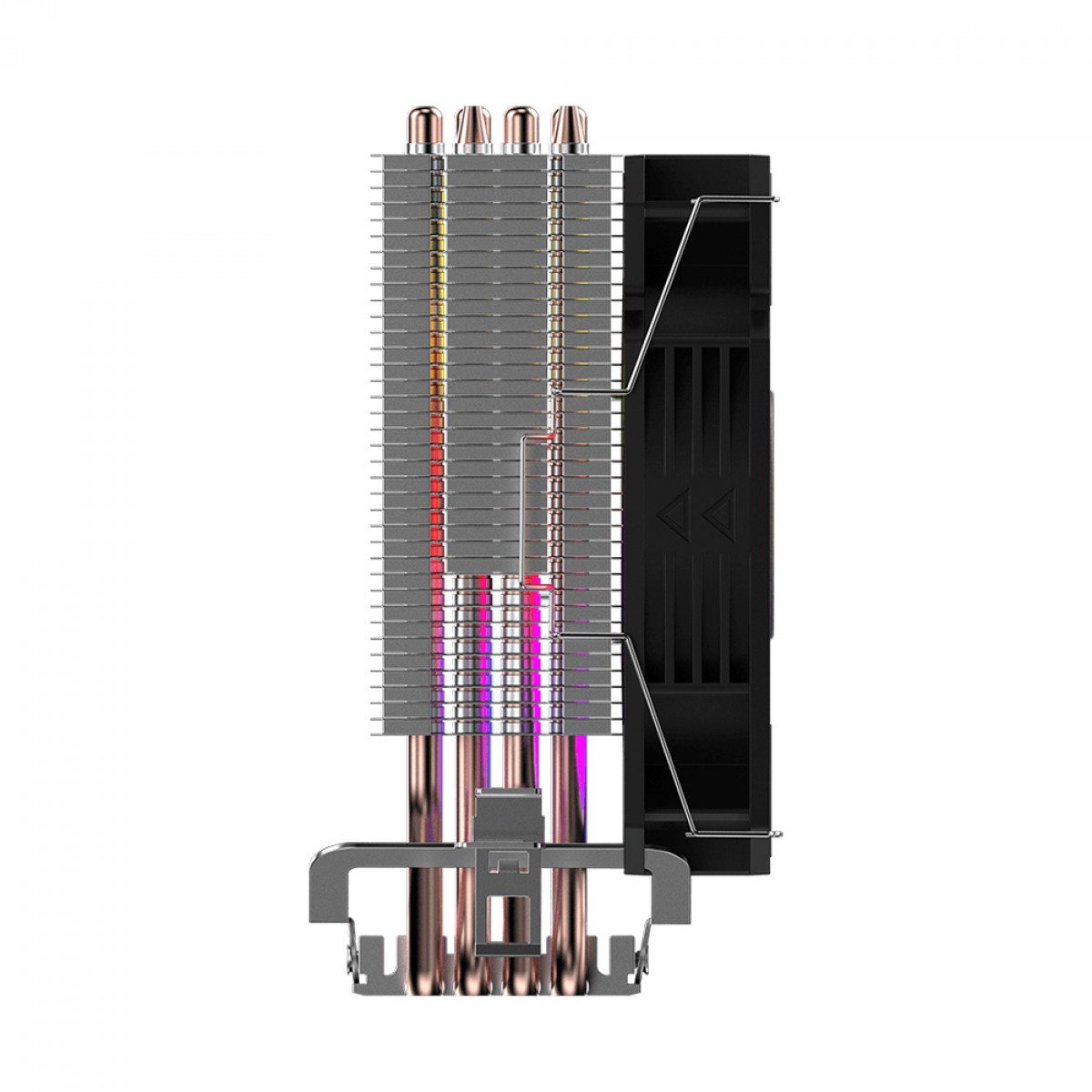 Cooler Para Processador PCYES Tundra 120 Black Vulcan, Rainbow, 120mm, Intel-AMD, Preto, ACTBKA120