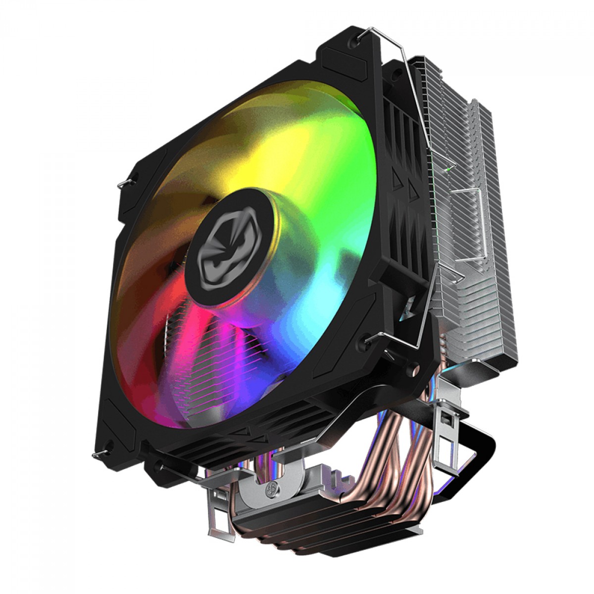 Cooler Para Processador PCYES Tundra 120 Black Vulcan, Rainbow, 120mm, Intel-AMD, Preto, ACTBKA120