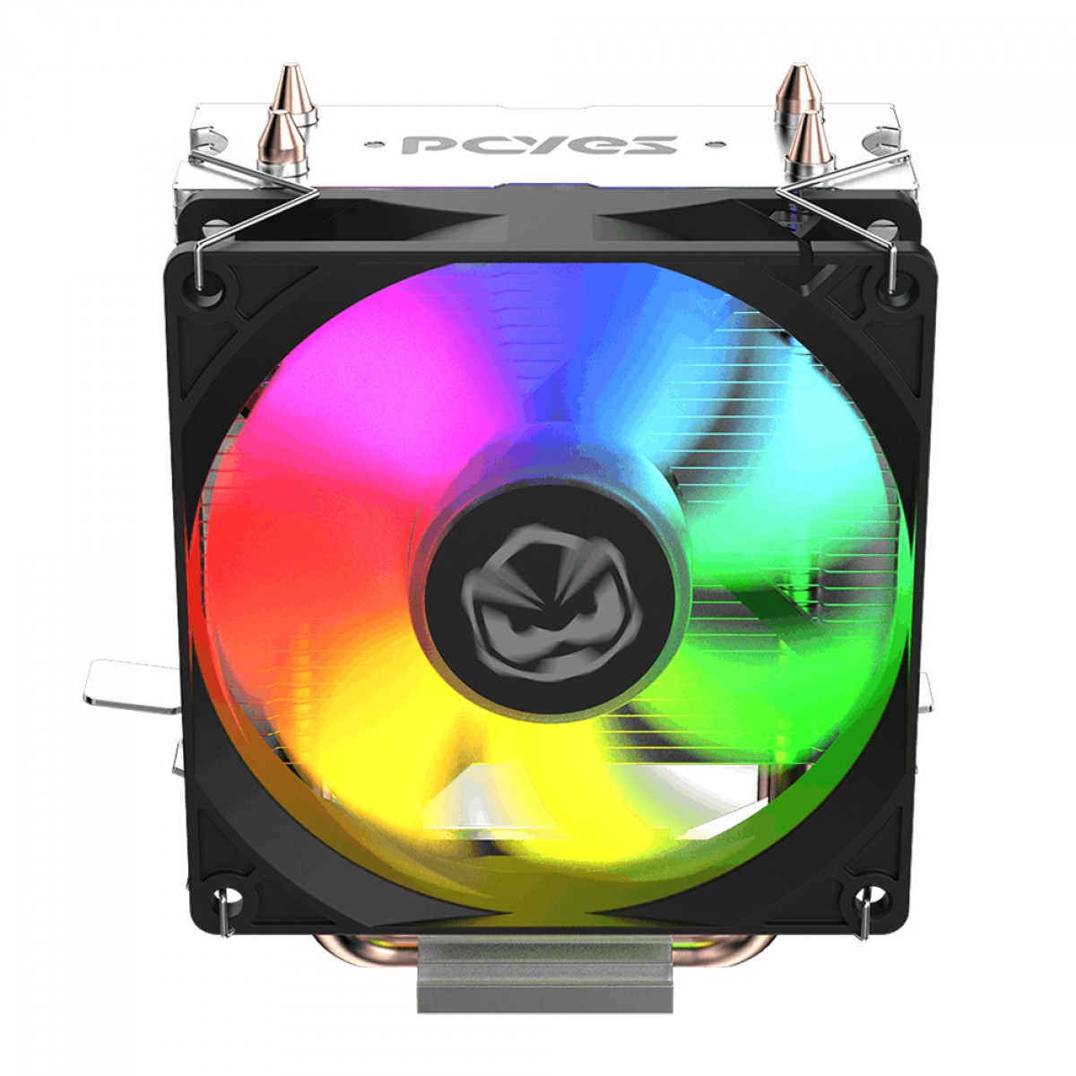 Cooler Para Processador PCYES Tundra 90 Black Vulcan, Rainbow, 90mm, Intel-AMD, Preto, ACTBKA90