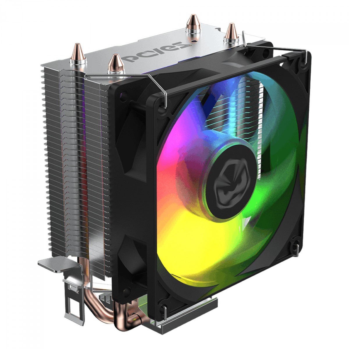 Cooler Para Processador PCYES Tundra 90 Black Vulcan, Rainbow, 90mm, Intel-AMD, Preto, ACTBKA90