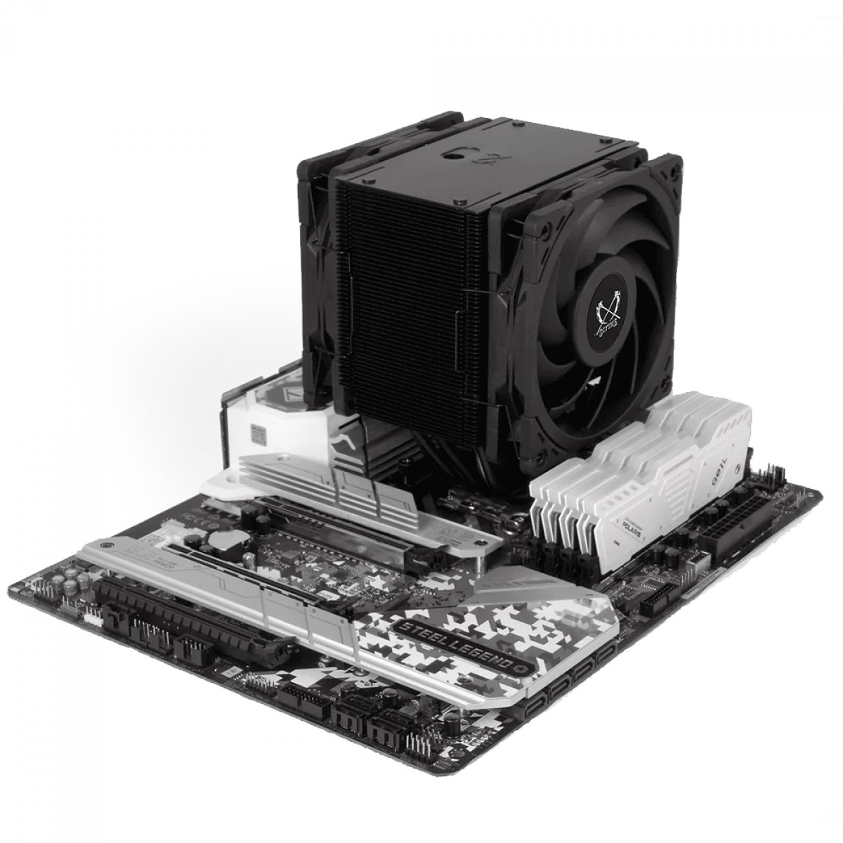 Cooler Para Processador Scythe Mugen 6 DBE, 120mm, Intel-AMD, Preto, SCMG-6000DBE