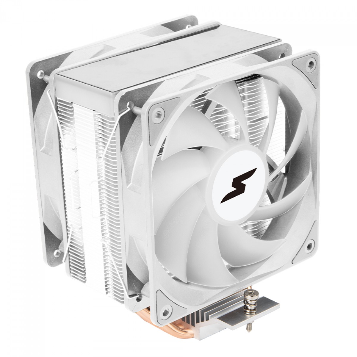 Cooler Para Processador SuperFrame SuperFlow 450, ARGB, 120mm, Intel/AMD, Branco, SF-AC-404HW2FIAA