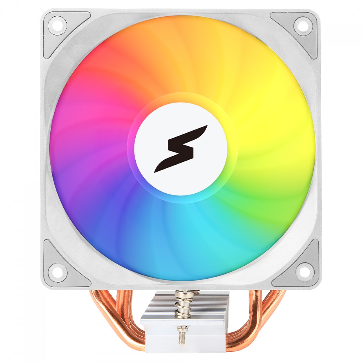 Cooler Para Processador SuperFrame SuperFlow 450, ARGB, 120mm, Intel/AMD, Branco, SF-AC-404HW2FIAA