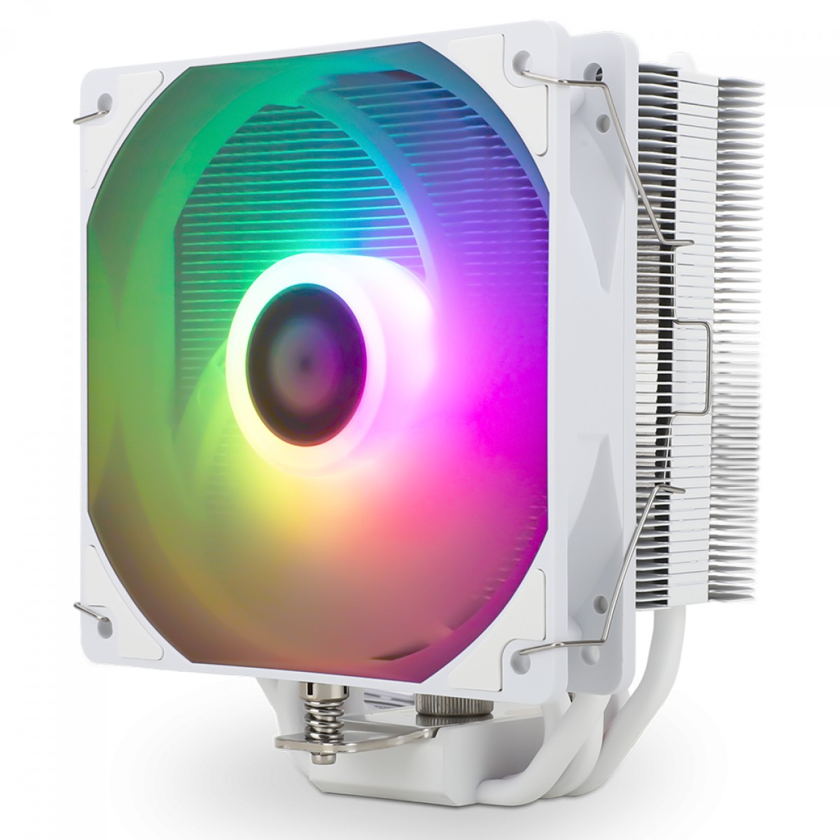 Cooler Para Processador Thermalright Assassin King 120 SE White ARGB, 120mm, Intel-AMD, Branco